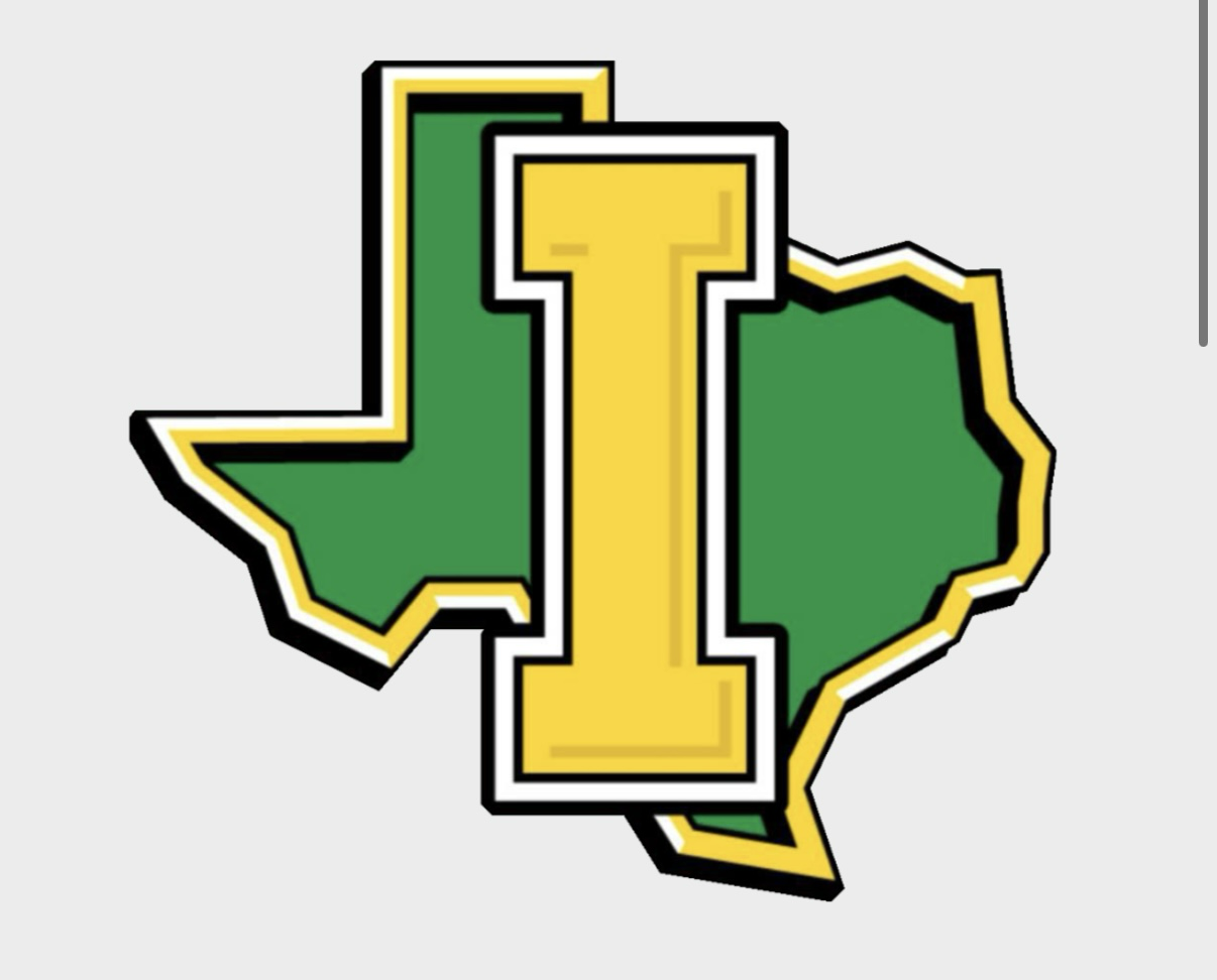 Idalou green and gold Texas logo